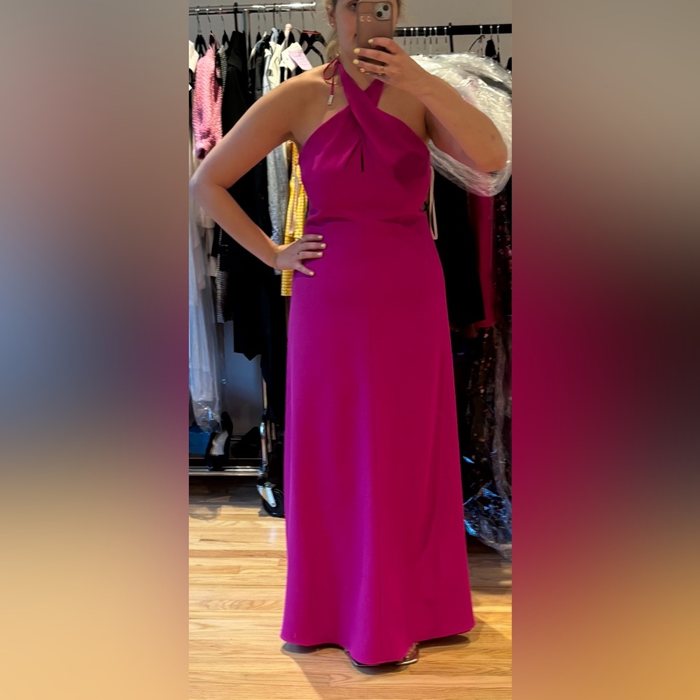 Halston Heritage Fuchsia formal dress. Never worn